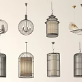 Stylish Collection of Cage Shaped Chandeliers With Various Spherical Cylindrical And Dome Designs