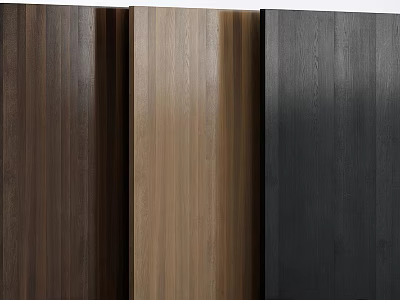 Modern Wooden Wall Panels With Various Colors And Natural Wood Grain Texture 3d model