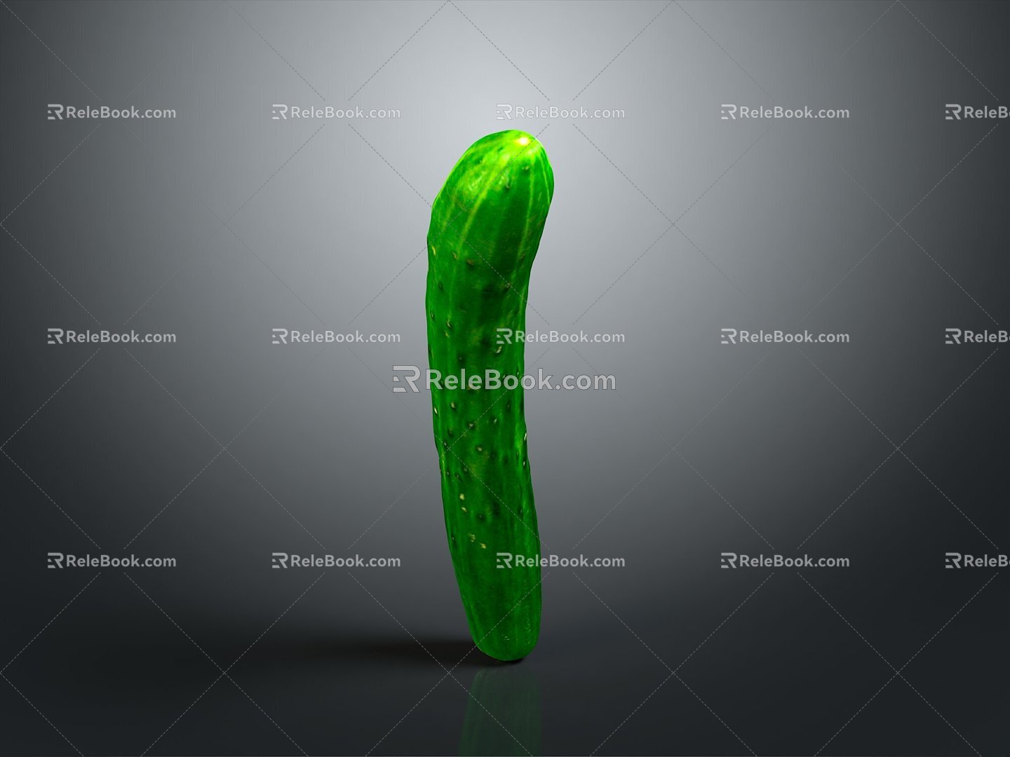 White Cucumber Water Cucumber Dry Cucumber Green Cucumber South China Cucumber European Greenhouse Cucumber Fruit Cucumber 3d model