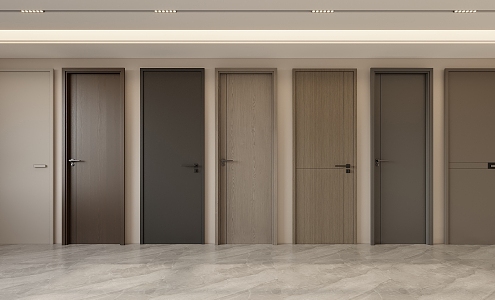 Modern door 3d model