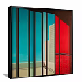 Modern Art Paintings With Colorful Interior Exterior Scenes And Vibrant Hues
