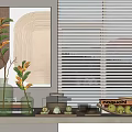 Modern ornaments combination 3d model