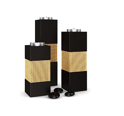 Modern candles 3d model