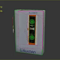 Sony Walkman Recorder Vintage Recorder Card Machine Tape Retro Recorder 3d model