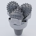 Oil bit Large bit exploration equipment 3d model