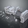 Engine Racing Engine Racing Engine Car Engine Car Engine Modern Vehicle 3d model
