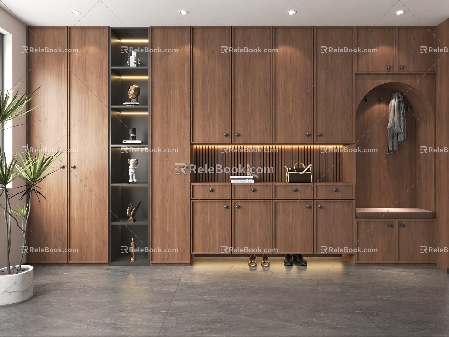 Wine Cabinet Shoe Cabinet Home Cabinet 3d model