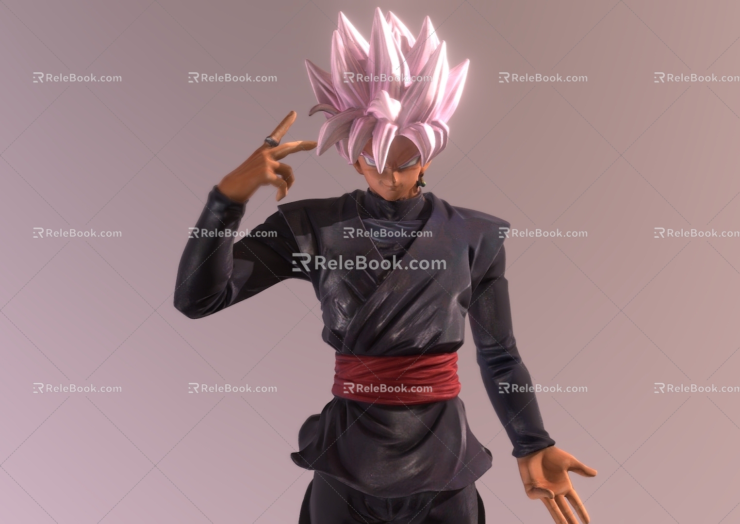 Dragon Ball Character Handset Saiya Anime Handset 3d model