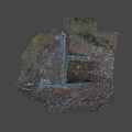 Ancient Weapon Storage Bunker With Stone Walls And Earth Covered Entrance