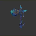 Hammer Warhammer Cartoon Hammer Magic Hammer Thor's Hammer Ancient Weapons Cold Weapons Medieval Items 3d model