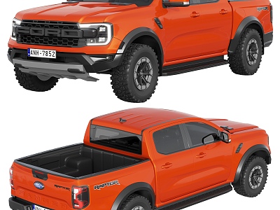 Ford Raptor Buggy Pickup Truck 3d model