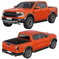 Ford Raptor Buggy Pickup Truck 3d model