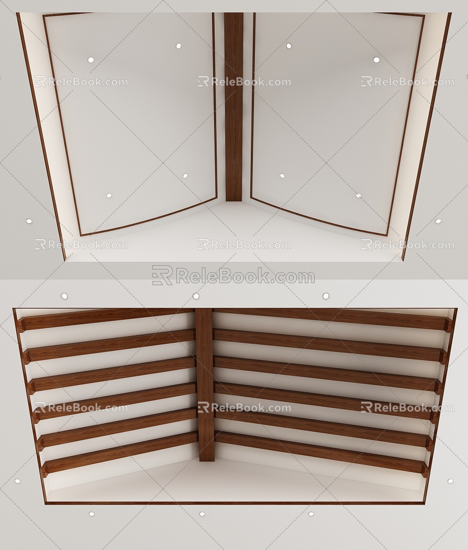 New Chinese Ceiling 3d model