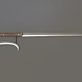 Hook sword curved sword sickle sword long sword long sickle cold weapon low face number low model simple model game sub-era film and television level super realistic 3d model