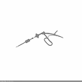 Medical Surgical Forceps Instrument With Long Shaft And Adjustable Grip Handle