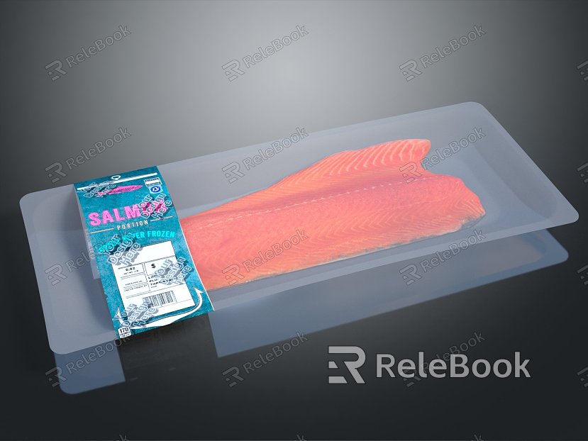 Modern Salmon Fish model