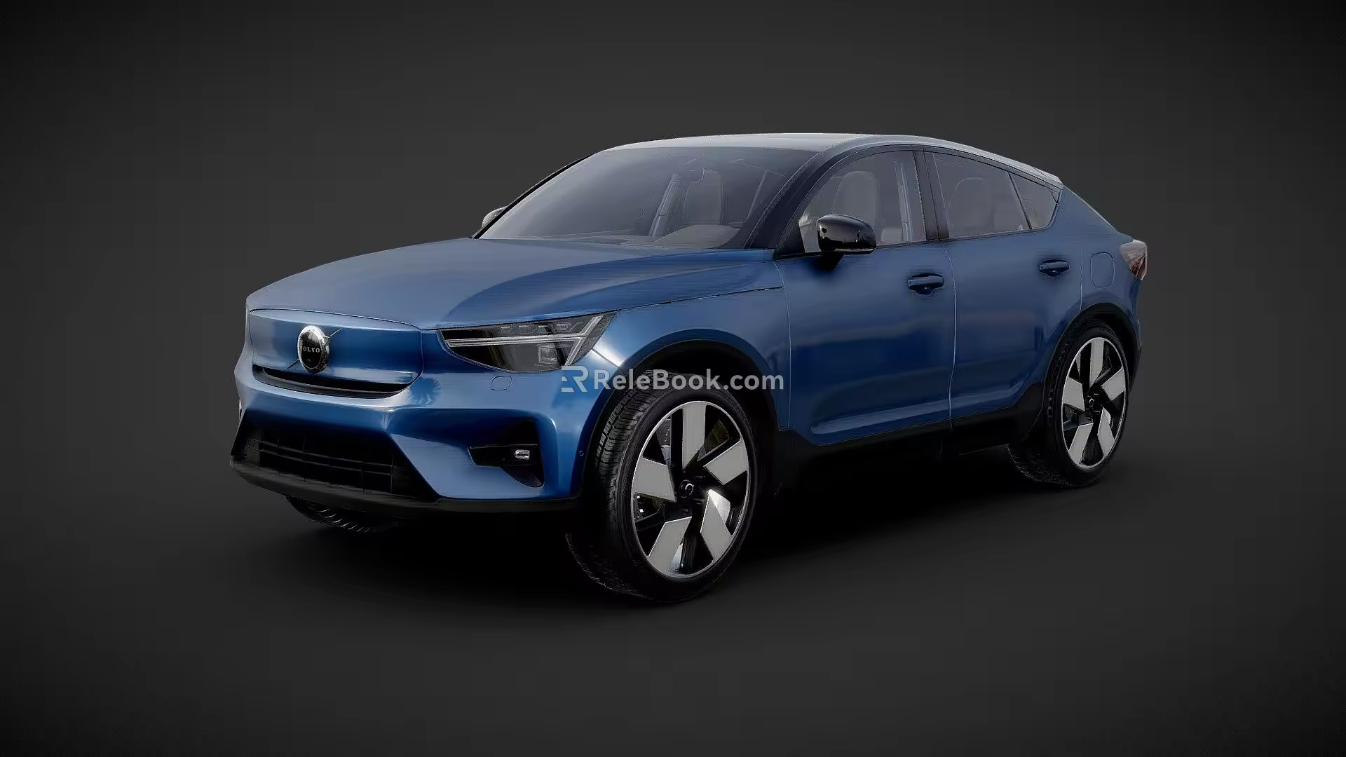 Volvo C40 charging version 3d model