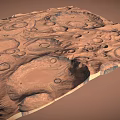 Mars Ground Hill Moon Canyon Desert Terrain Mountain Range 3d model