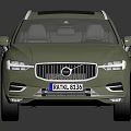 Volvo Silver SUV Exterior Design With Stylish Body And Alloy Wheels