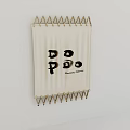 Billboard with Metal Triangular Frame DO DO PDO Text and Château Carignan on White Fabric