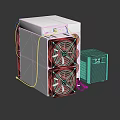Modern mining machine mining machine 3d model