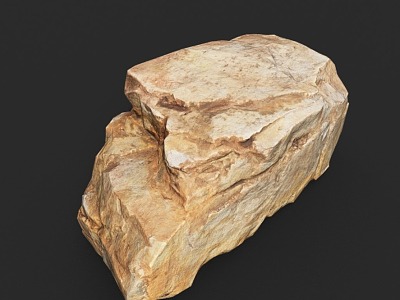 Stone Rock Block Natural Landscape model