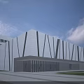 Sustainable Modern Industrial Park With Solar Panels Green Surroundings And Planned Layout