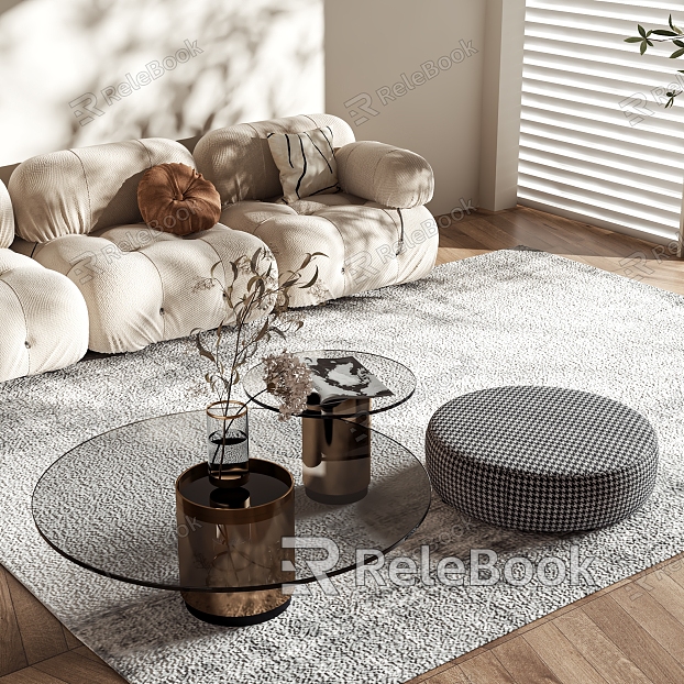 Style coffee table model