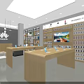 HUAWEI Smart Living Store Showcasing Smart Devices TV Fan and Modern Interior Display Area