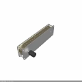 Industrial Conveyor Belt System With Metal Frame And Chain Links Drive Unit