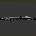 Rough Textured Rocky Terrain With Sandy Patches And Sparse Vegetation Details