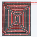 Modern Underfloor Heating Pipes System Layout Design for Home Installation