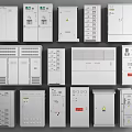 Industrial Electrical Control Cabinets With Various Sizes Different Designs And Safety Features