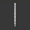 Silver Chain Bracelet Shiny Metallic Fashion Accessory For Women Daily Wear