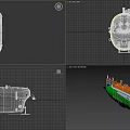 Fendouzhe Deep Sea Submersible With Green Orange Silver Exterior And ESSC Logo