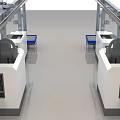 Advanced Industrial Equipment CNC Machines With Control Panels And Mechanical Structures
