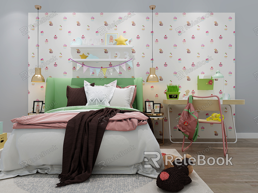 Modern Children's Bed model