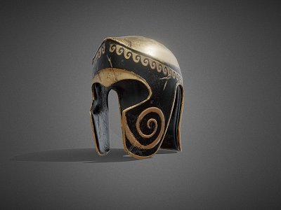 Ancient Greek Helmet model