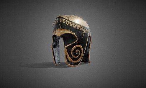 Ancient Greek Helmet 3d model