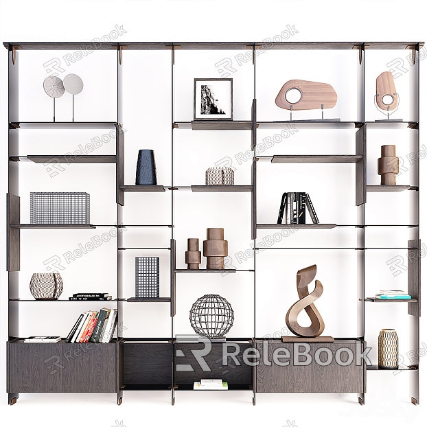 Modern Decorative Rack Storage Rack Ornaments model