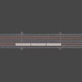 Silver Passenger Train With Large Glass Windows And Multiple Carriages On Railway Tracks