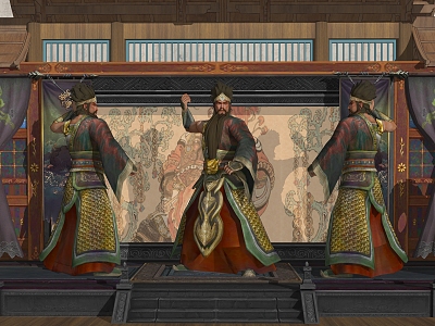 Guan Yu Three Kingdoms History Heroes Characters model