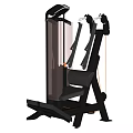 Strength Training Fitness Equipment Seated Machine With Adjustable Seat And Resistance Cables