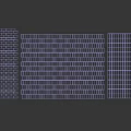 Black Square Floor Tiles Neatly Arranged With Small Black Cube For Wall Or Floor