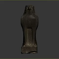 Detailed Eagle Sculpture Carving With Stone Base And Ancient Artistic Design