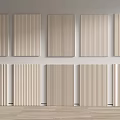 Various Striped Wooden Wall Panels Display Different Designs For Home Interior Decoration