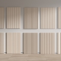 Modern wall panel wood veneer wall panel wall panel wall panel wall panel wood board 3d model