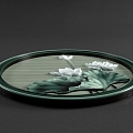 New Chinese Decorative Painting Lotus Lotus Set Painting Combination 3d model