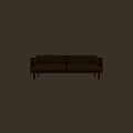 Modern Beige Large Sofa Featuring Wooden Frame Soft Fabric Cushions And Pillows