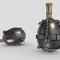 Grenade Oval Grenade 3d model